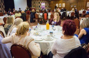 Andrea Thompson From D&G Life Magazine talks at the Women in Business Event
