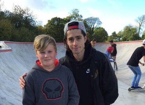 KRISS KYLE BACKS BID FOR KIRKCUDBRIGHT SKATEPARK