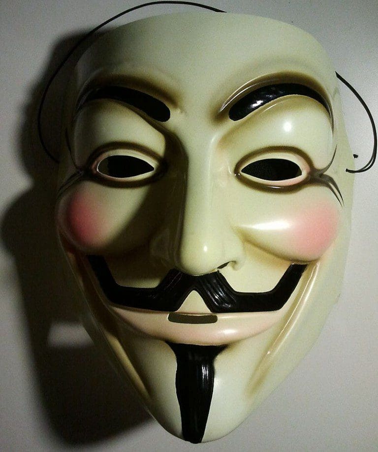 ‘ANONYMOUS’ MASKED MEN CAUSE DUMFRIES DISTURBANCE