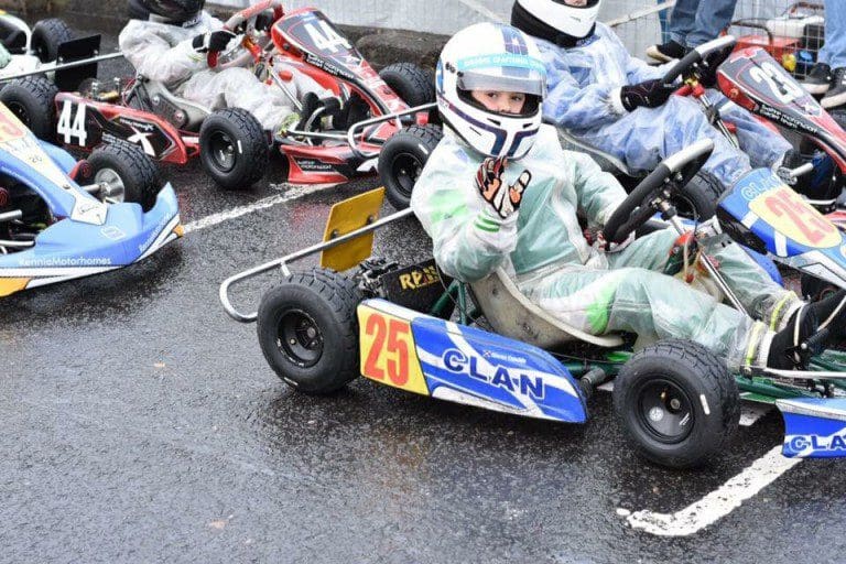 9 YEAR OLD DUMFRIES KARTING ACE ENDS FIRST SEASON ON A LARKHALL WIN