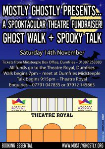 1 a 1 a mostly ghostly Theatre Fundraiser Poster new
