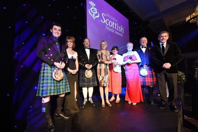 DUMFRIES AND GALLOWAY SCOOPS FOUR REGIONAL SCOTTISH THISTLE AWARDS