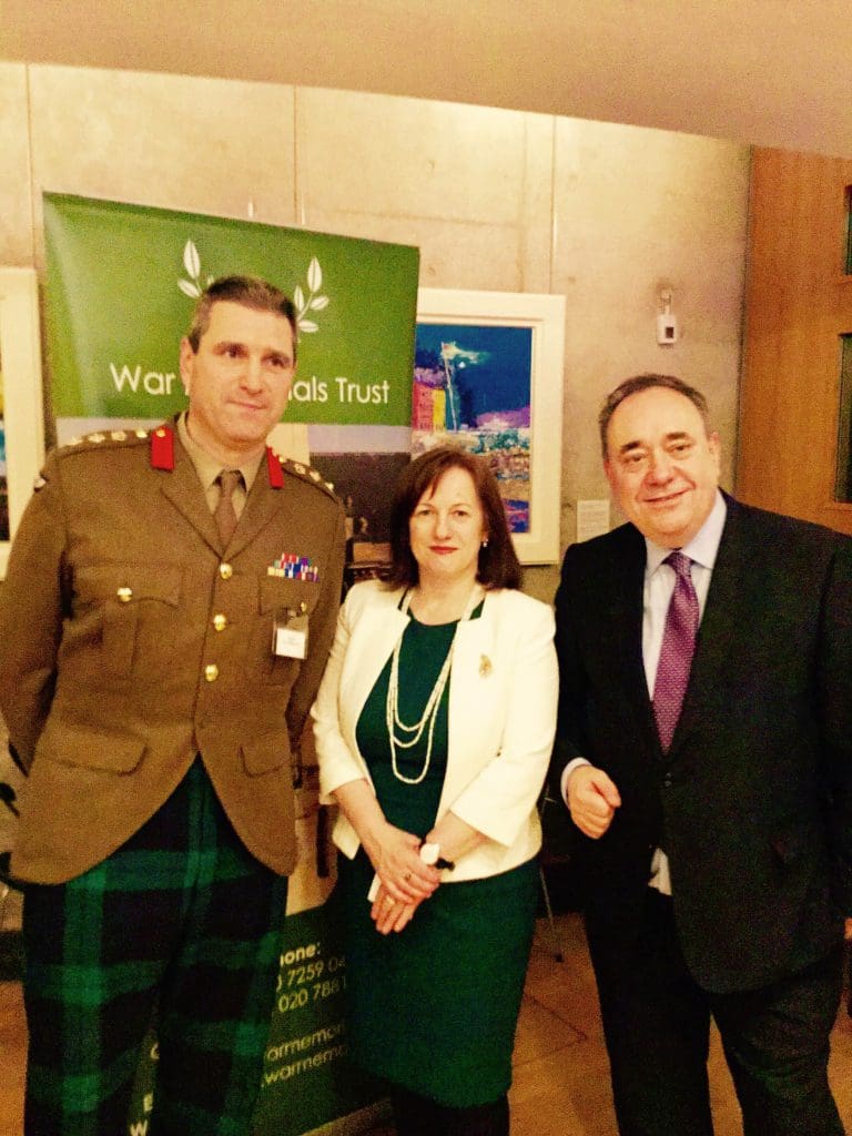 D&G MSP Joins Last Kings Own Scottish Borderers Colonel to Highlight War Memorial Fund