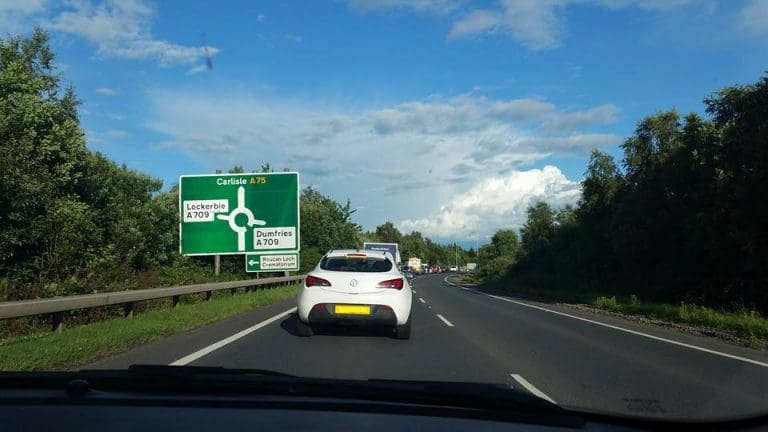 South Dumfries Bypass Supported by Dual The A75