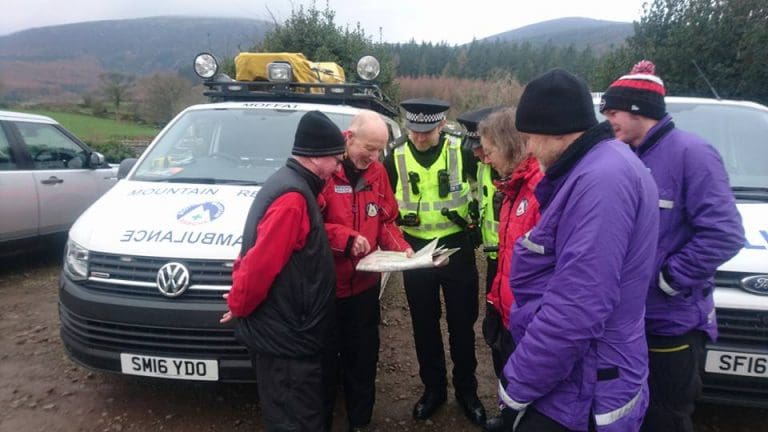 Disorientated Criffel Walkers Rescued By Moffat MRT