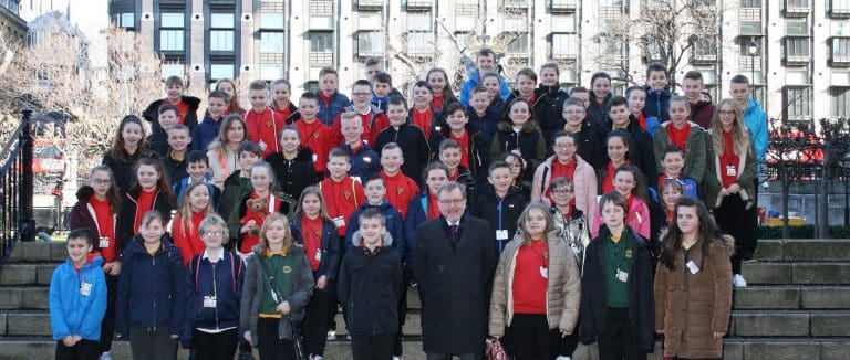 Mundell Welcomes Pupils from Newington and Elmvale Primary School’s to Westminster