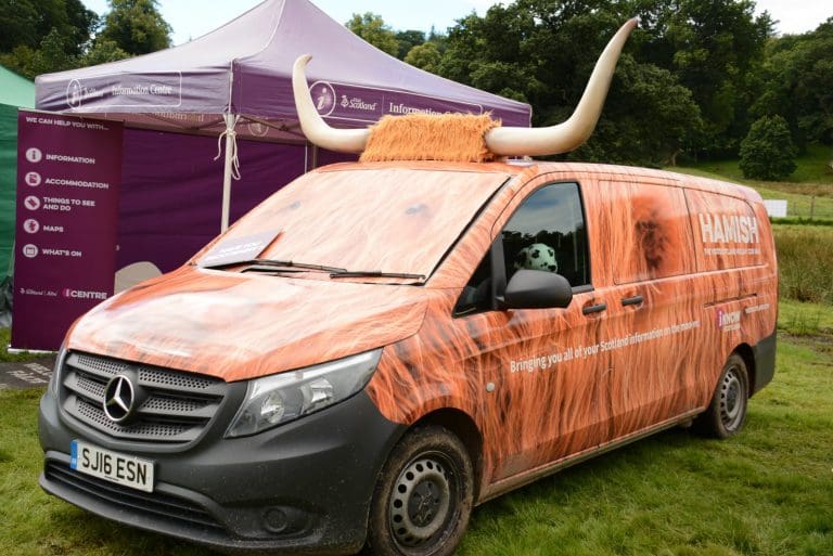 Hamish the Coo Van is Coming to See the Devils Porridge MOOseum
