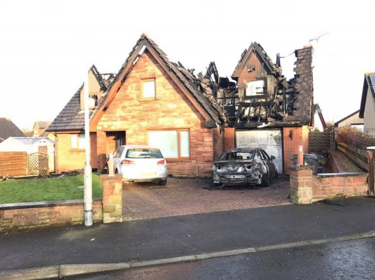 DEVASTATING ANNAN HOUSE FIRE