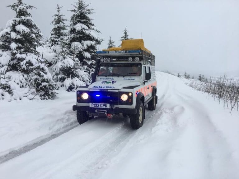 Woman Driver Rescued After Hours Missing In The Snow