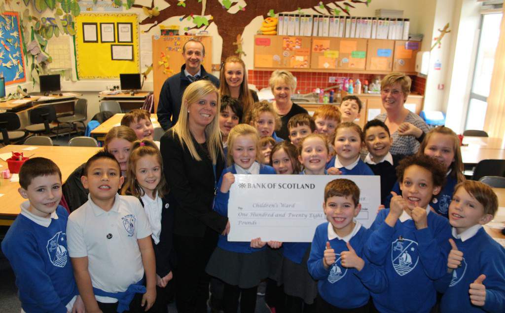 St Andrews Pupils Donate