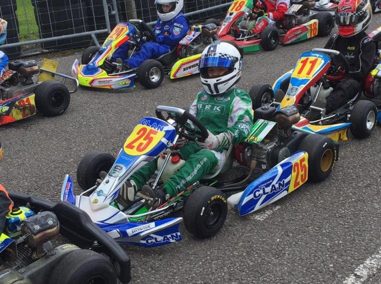 Eleven Year Old Dumfries Karting Star Kieran Congratulated By Local MSP