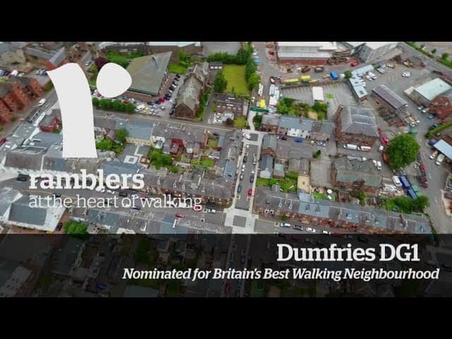 Dumfries DG1 Shortlisted For Best Walking Neighbourhood Award