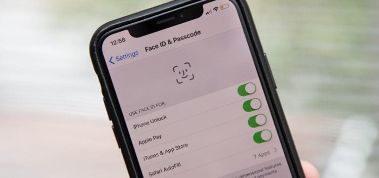 iPhone X Face Lock