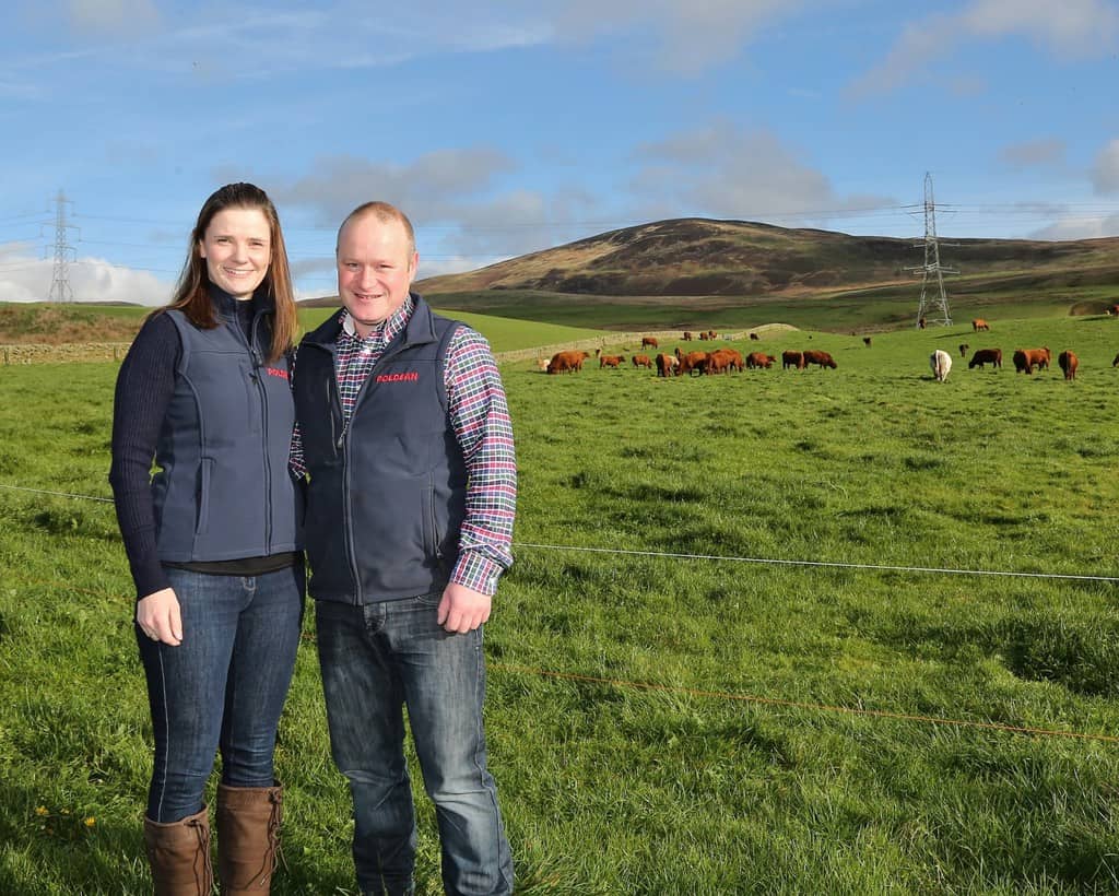 Moffat Couple Shortlisted agriScot Scotch Beef Farm