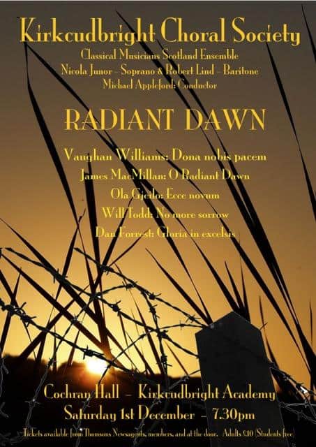 Kirkcudbright Choral Society Radiant Dawn