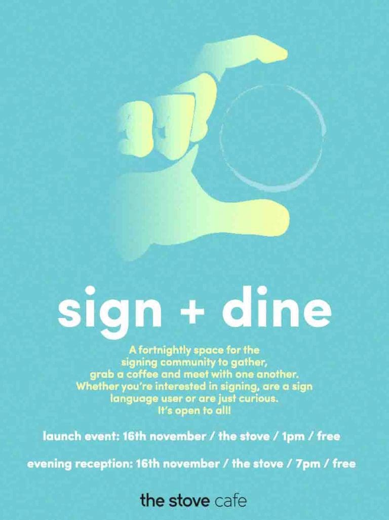 Sign Dine stove dumfries