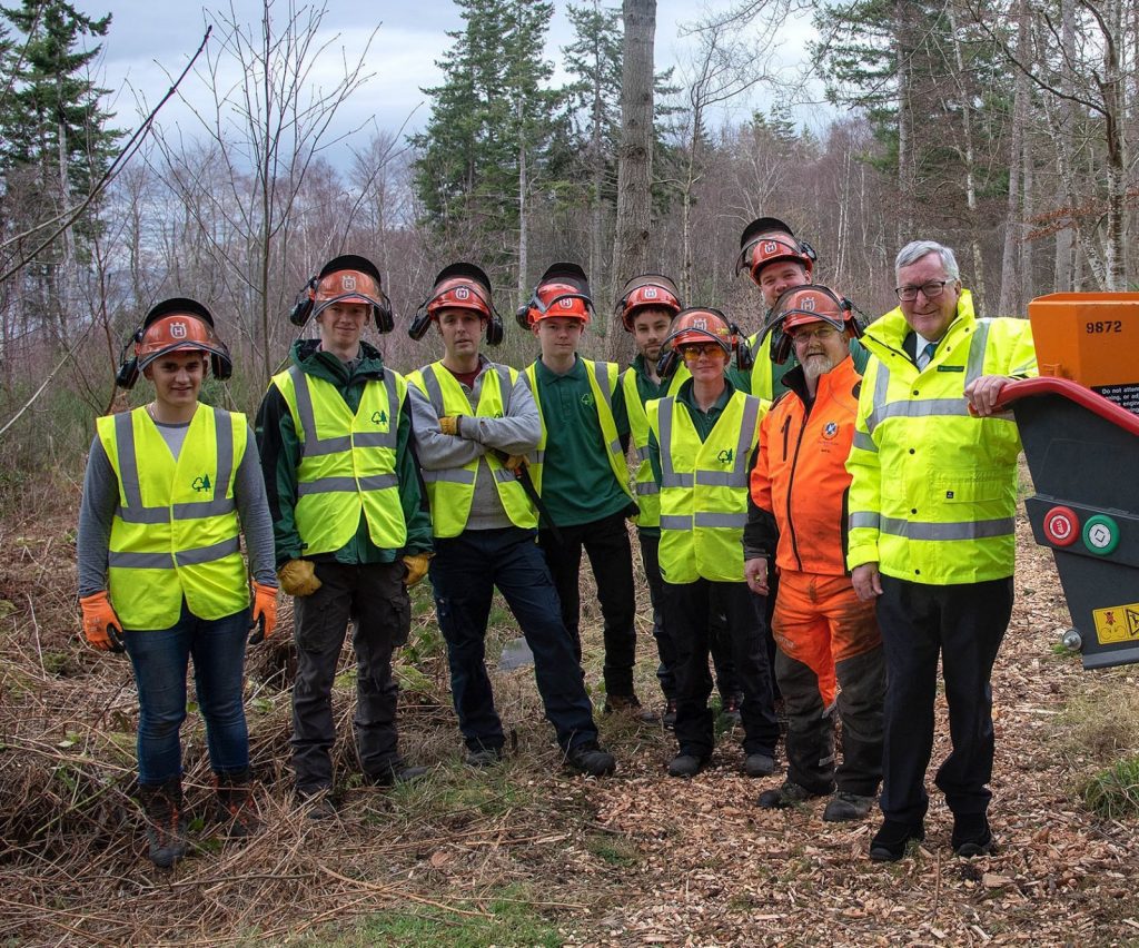 Forestry apprentices