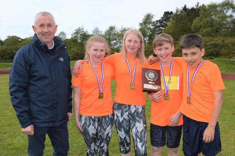 Small Schools Sprint Relay 1st Canonbie Primary A