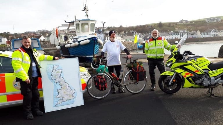 Public Asked To Welcome ‘John’ Home To Portpatrick After 5000 Mile Charity Cycle
