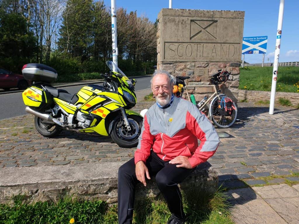 STRANRAER MAN CYCLES EPIC 5000 MILE JOURNEY