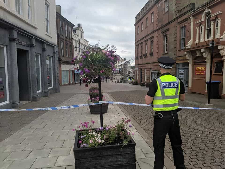 85 YEAR OLD WOMAN INJURED Robbed Dumfries