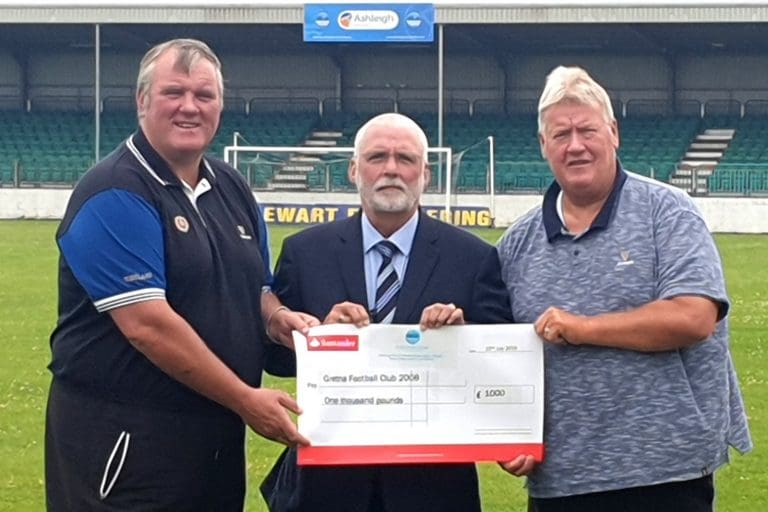 Cunninghame Housing Association Support Gretna FC With Their ‘Little Changes’ School Activity Project