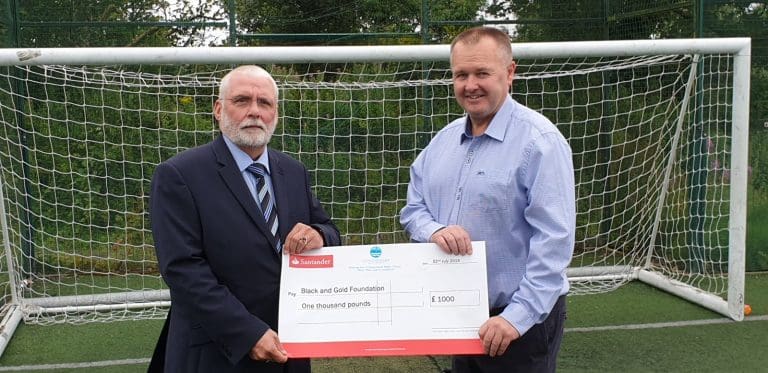 Annan’s Black & Gold Foundation Welcome Cunninghame Housing Association’s Community Support