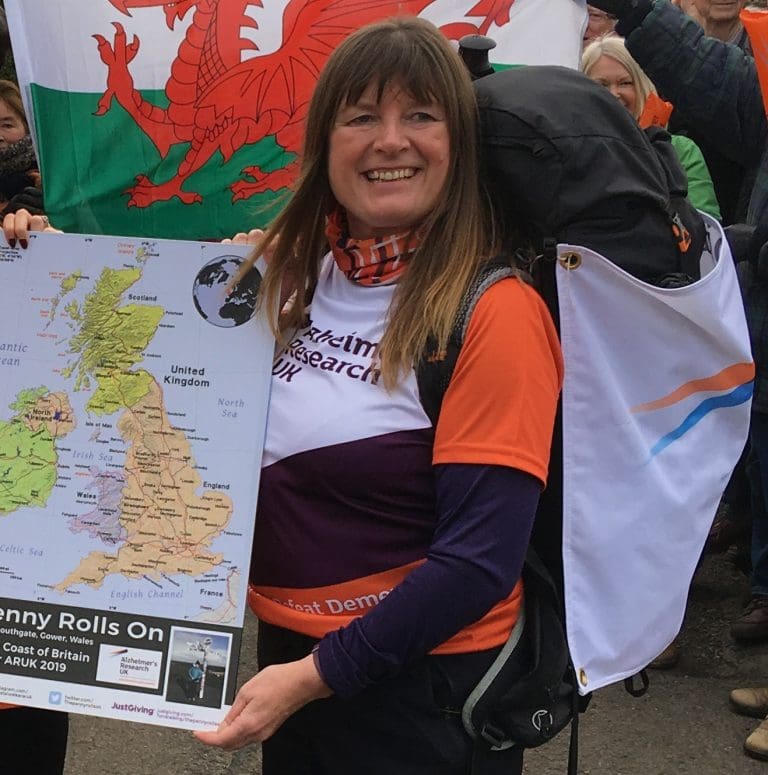 Karen Penny Charity uk Coastline walk