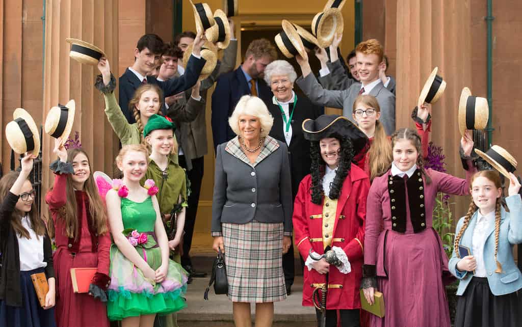 HRH Duchess Camilla of Rothesay Visits Moat Brae