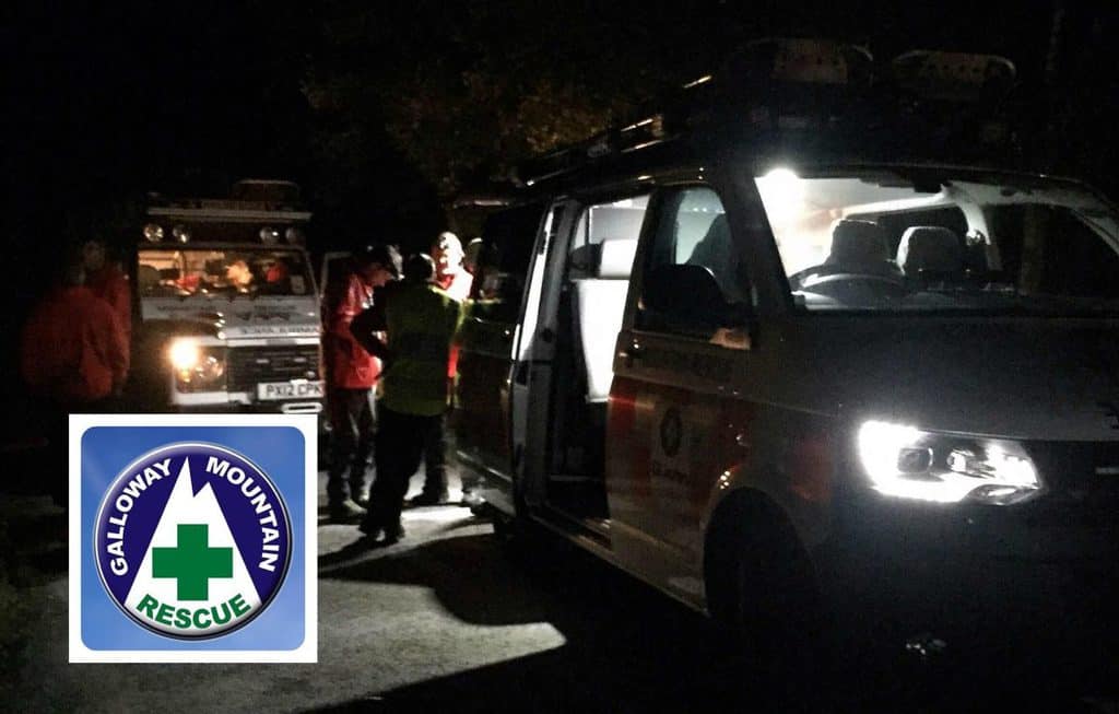 MISSING DOG WALKER RESCUED FROM GALLOWAY HILLS