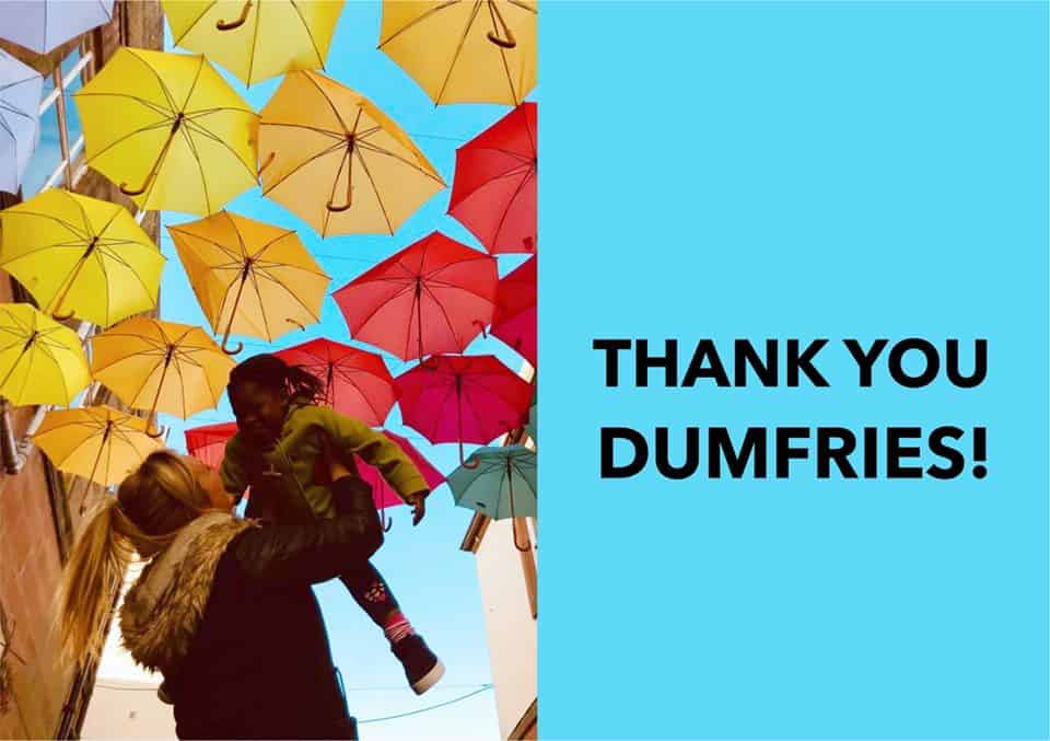 DUMFRIES UMBRELLA SKY REPAIRED