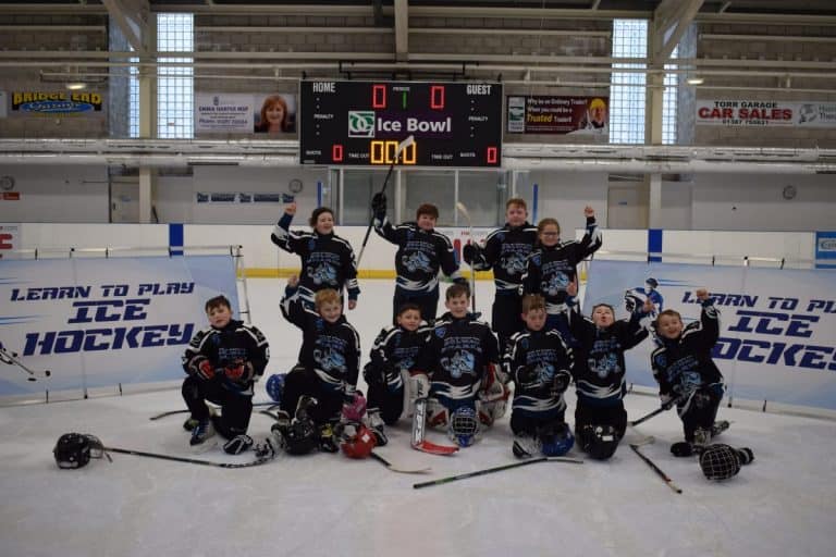 Baby Sharks Take to Home Ice