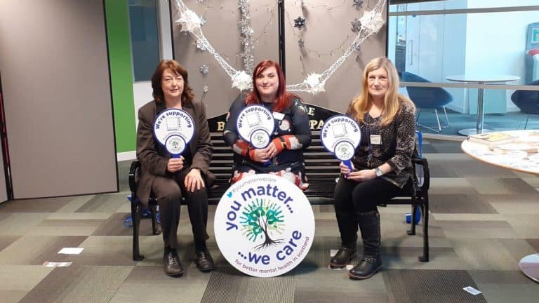 DG College Unveil Scotland’s First College Breathing Space Bench