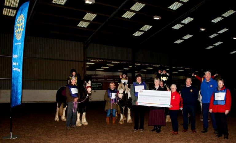 Kirkcudbright Rotary Club and  Holywood Trust Support  Galloway Riding for the Disabled