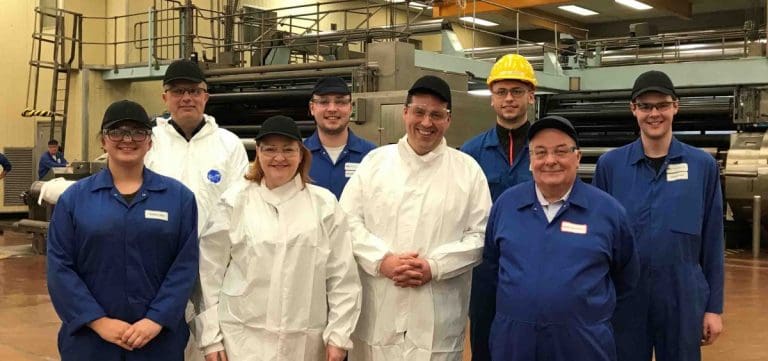 Global Dumfries business receives ministerial visit for training success