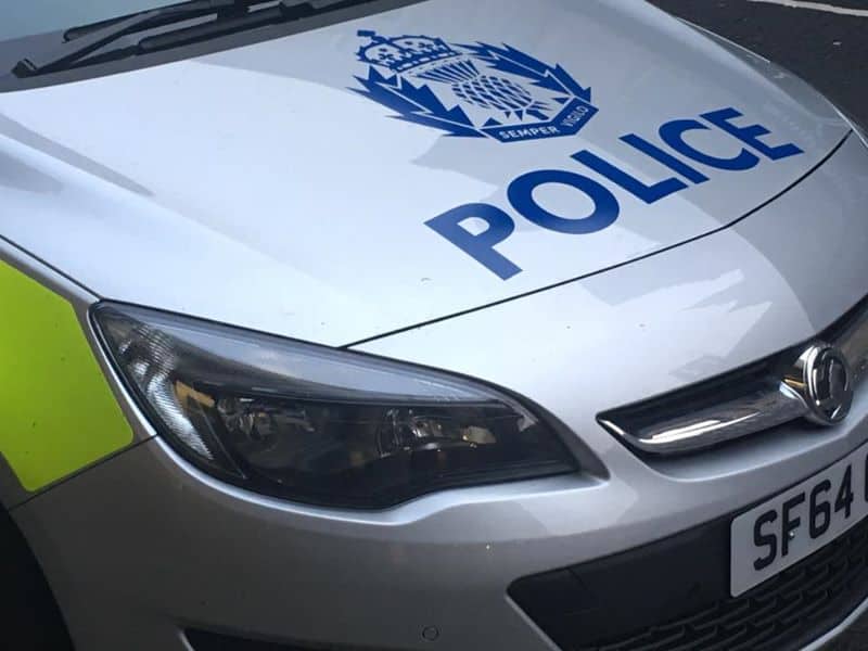 POLICE APPEAL MOTHER AND CHILD NEARLY HIT TAXI - DUMFRIES