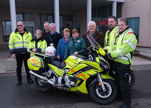Blood Bikes riders receive life-saving jackets