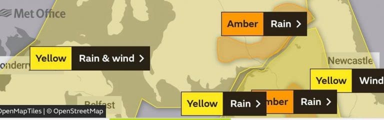 Met Office Issues Amber Weather Warning For Parts Of Region As Storm Dennis Approaches