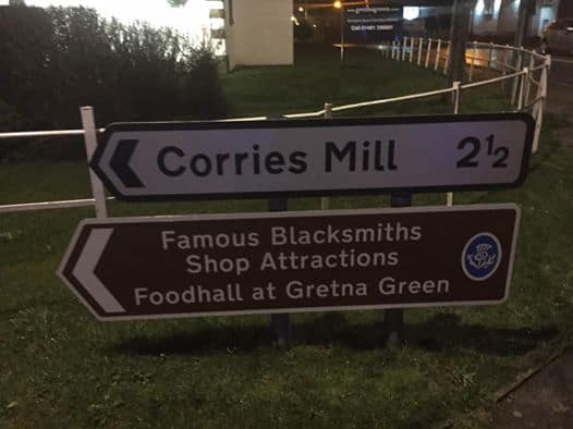 POLICE PROBE THEFT OF CIGARETTES FROM GRETNA GREEN STORE