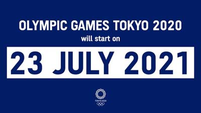 NEW DATE ANNOUNCED FOR TOKYO OLYMPICS