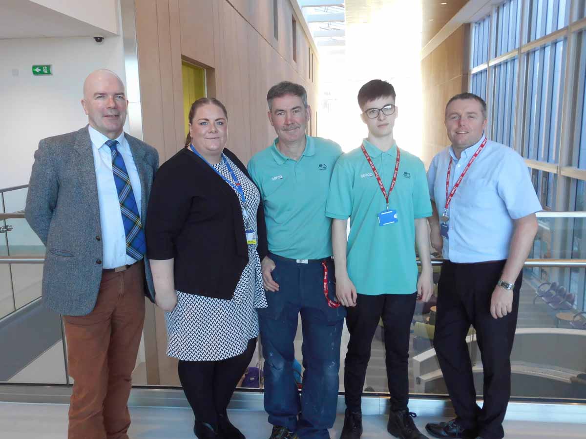Hospital Job Just the Tonic for Joinery Student