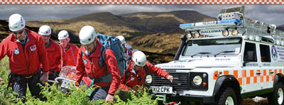 GALLOWAY MOUNTAIN RESCUE HELP TWO LOST WALKERS - Loch Bradan