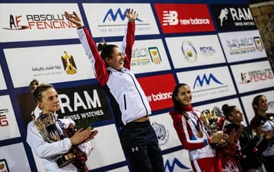 GOLD FOR HAUGH OF URR PENTATHLETE 'JO MUIR' AT WORLD CUP 1 FINAL - CAIRO
