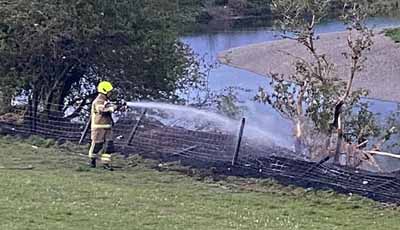 Police officers in Dumfries are seeking witnesses following a number of grass fires which were lit near to College Avenue, Dumfries about 8.00pm on 27 April 2020.