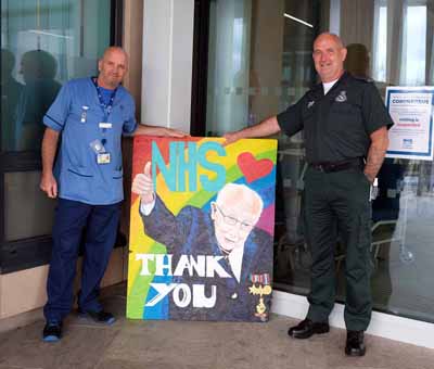 DGRI Artwork highlights NHS fund-raiser Colonel Tom