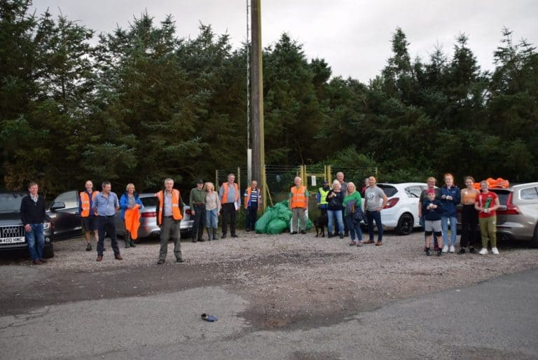 DUMFRIES ROTARY CLUB CLEAN UP AT SOUTHERNESS BEACH