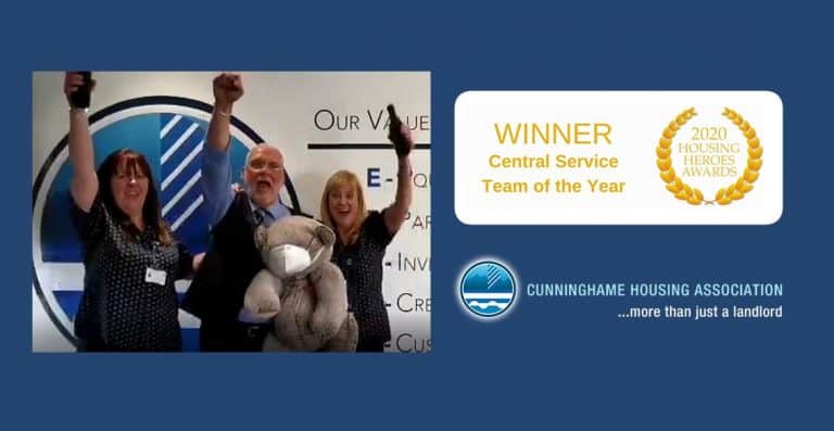 Cunninghame Housing Association’s HR Team Win At The Housing Heroes Awards
