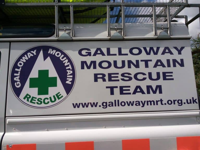 Injured Walker Rescued Off Screel By Galloway Mountain Rescue