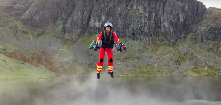 Paramedic Jet Suit Tested In Lake District