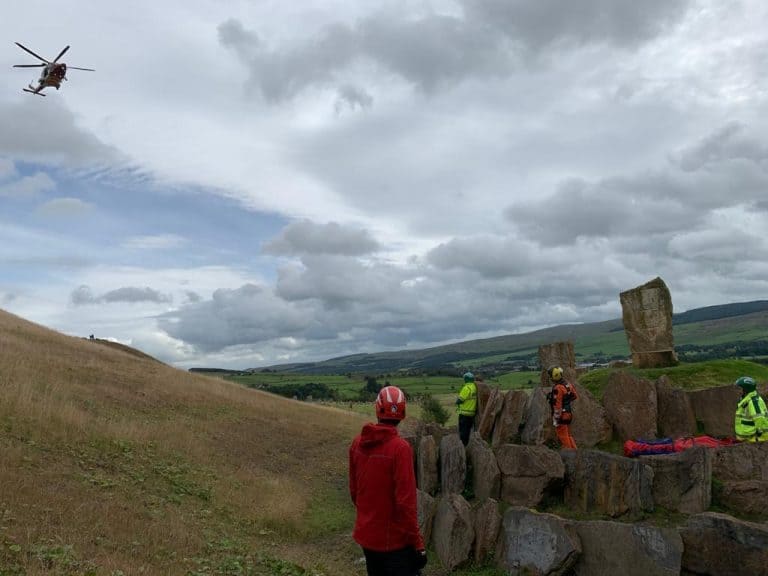 INJURED WOMAN AIRLIFTED BY HELICOPTER AFTER FALL AT CRAWICK MULTIVERSE